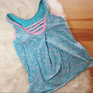 ivivva girls (lululemon) flow to the top tank